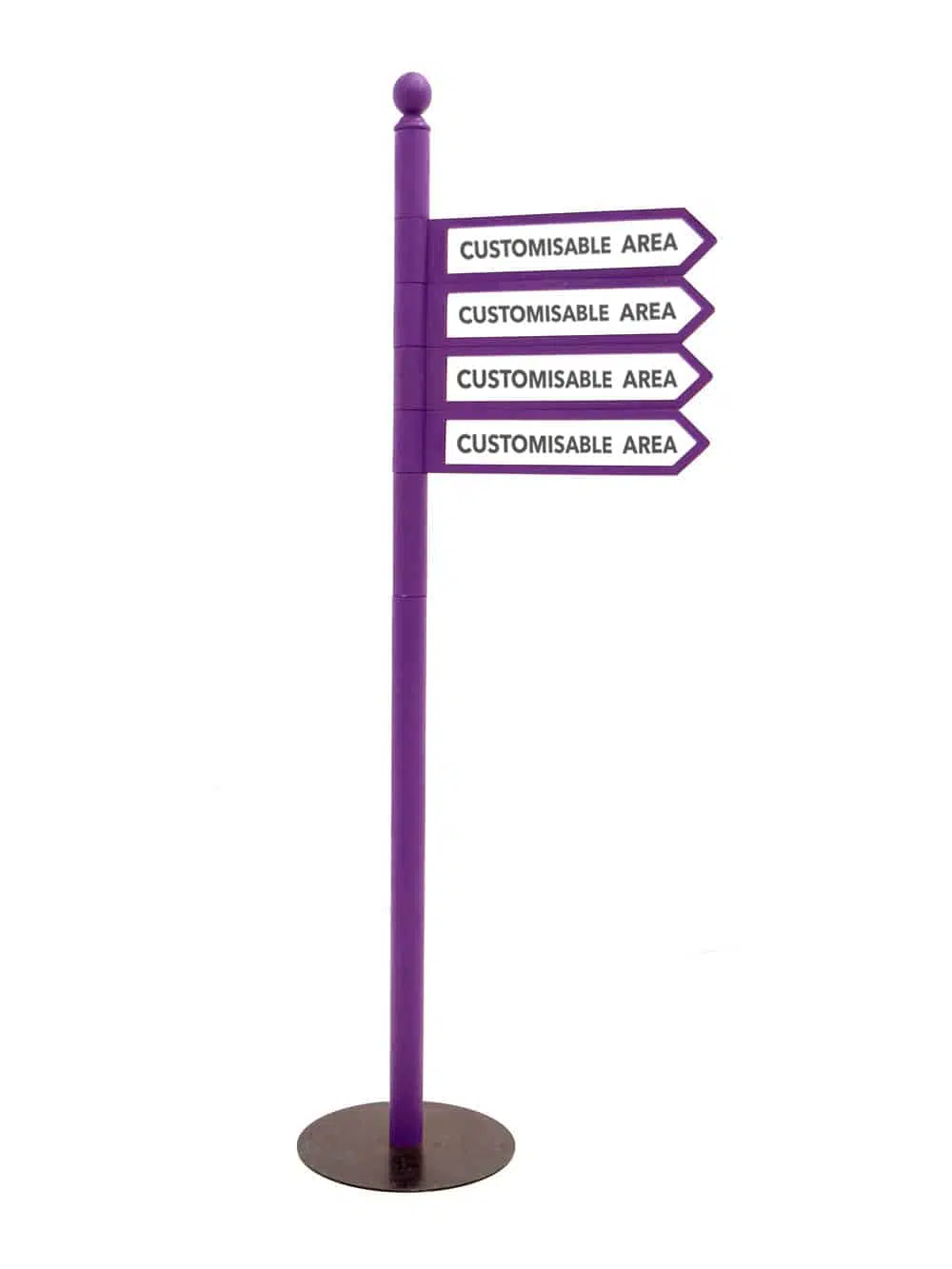 SN5881 Purple Multi Directional Sign Post x4 _event_prop_hire_192_High Res