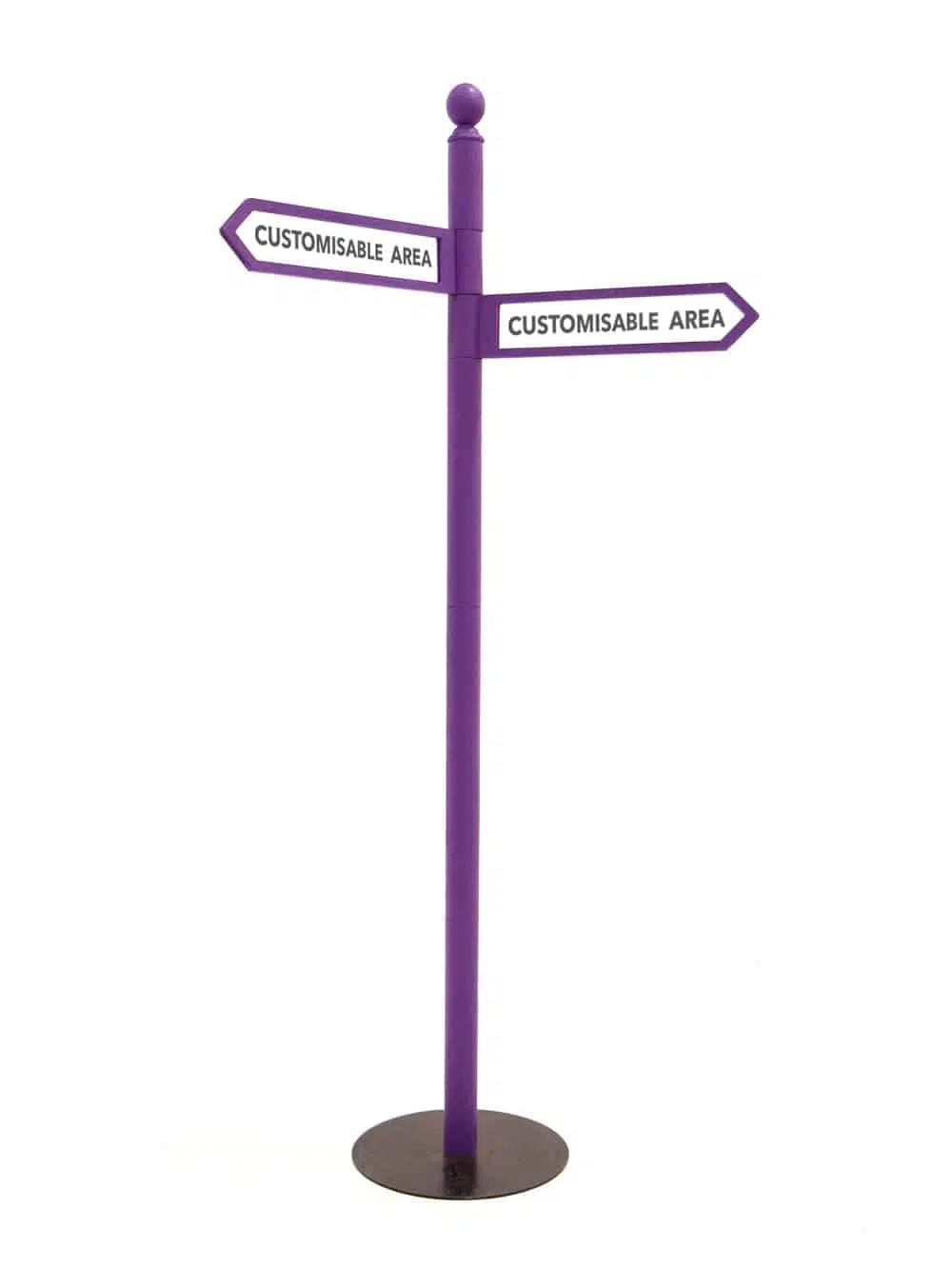 SN5882 Purple Multi Directional Sign Post x2 _event_prop_hire_190_High Res