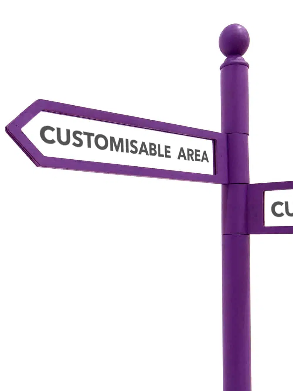 SN5882 Purple Multi Directional Sign Post x2 _event_prop_hire_191_High Res