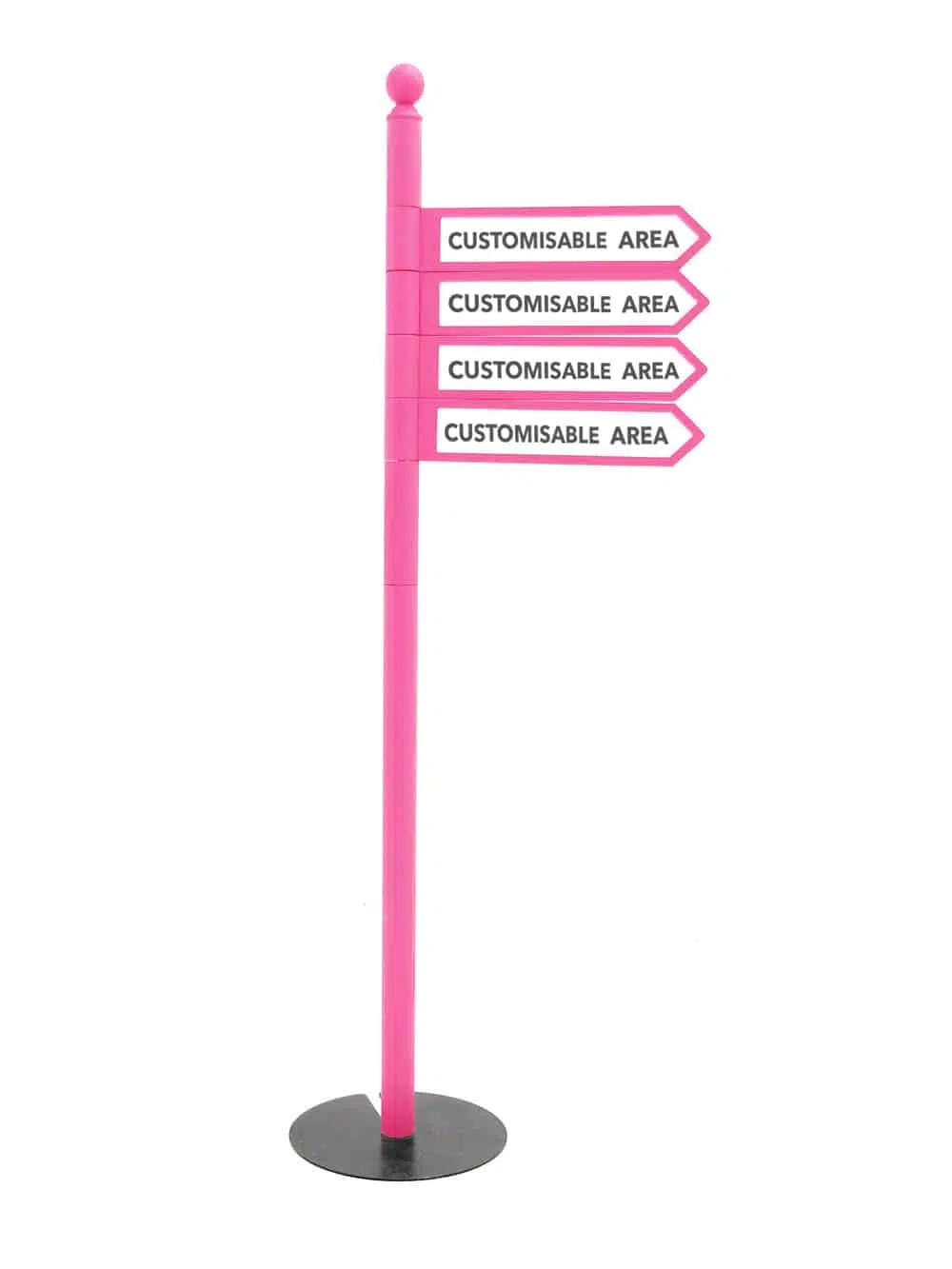 SN5883 Pink Multi Directional Sign Post x4 _event_prop_hire_168_High Res