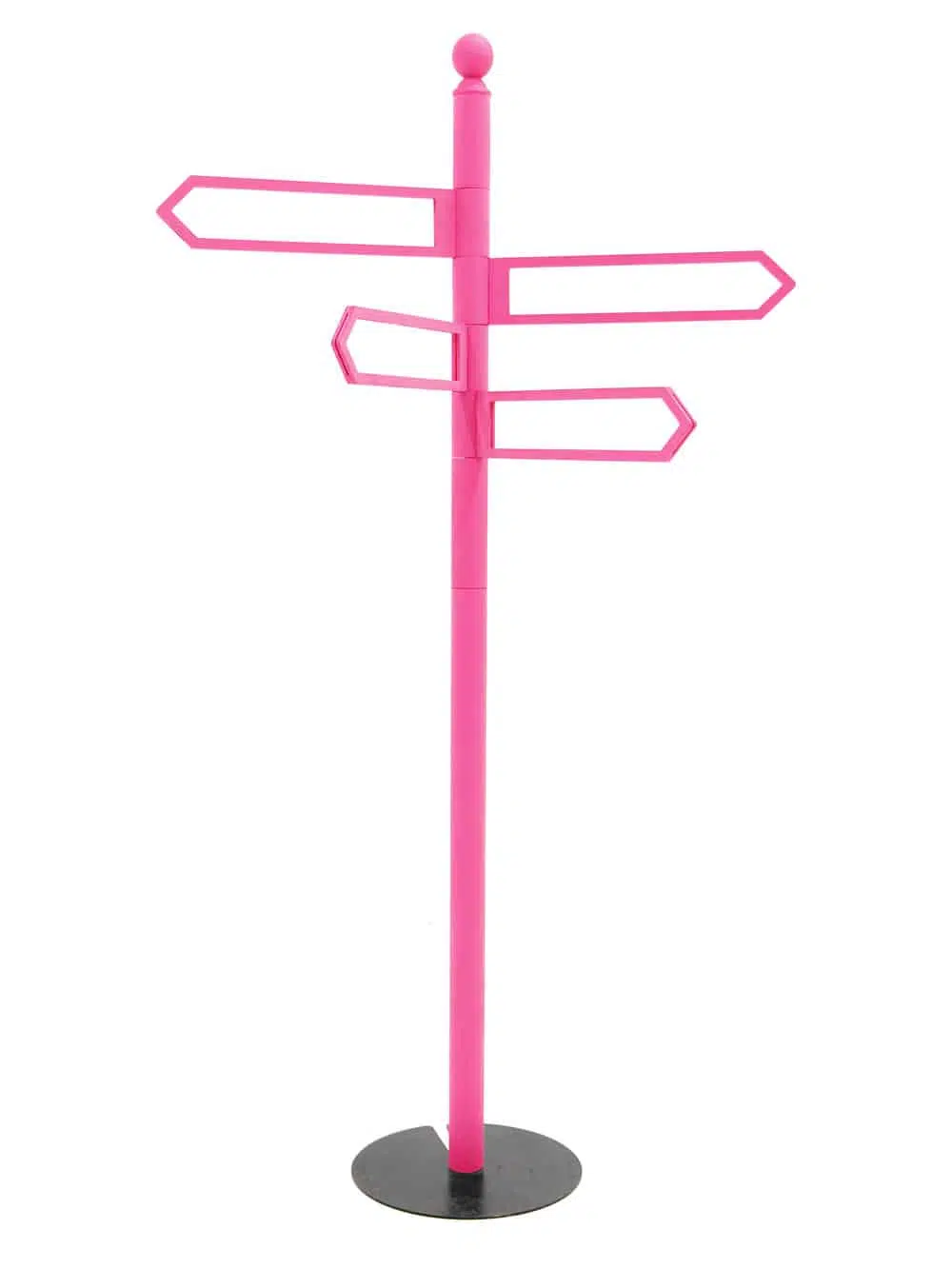 SN5883 Pink Multi Directional Sign Post x4 _event_prop_hire_169_High Res