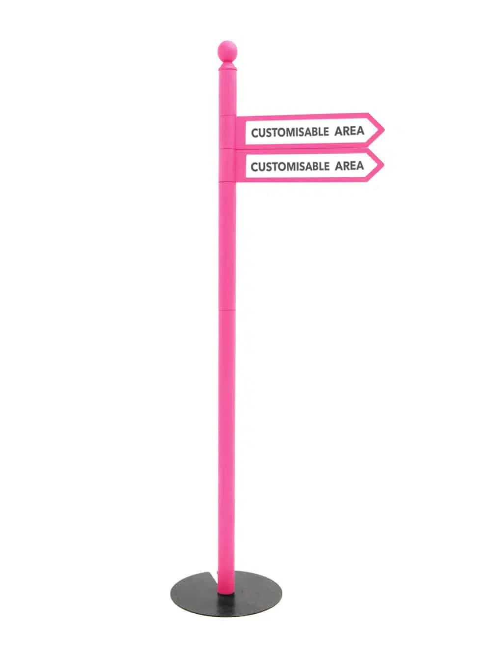 SN5884 Pink Multi Directional Sign Post x2 _event_prop_hire_165_High Res