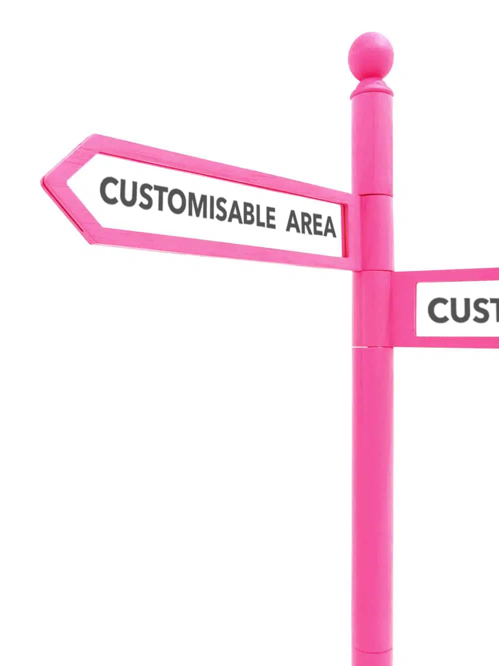 SN5884 Pink Multi Directional Sign Post x2 _event_prop_hire_167_High Res