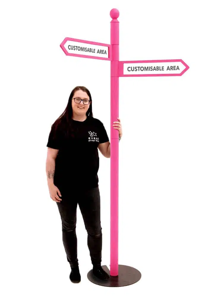 SN5884 - Pink Multi Directional Sign Post x2