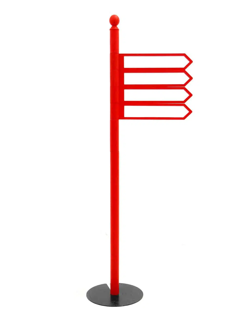 SN5885 Red Multi Directional Sign Post x2 _event_prop_hire_162_High Res