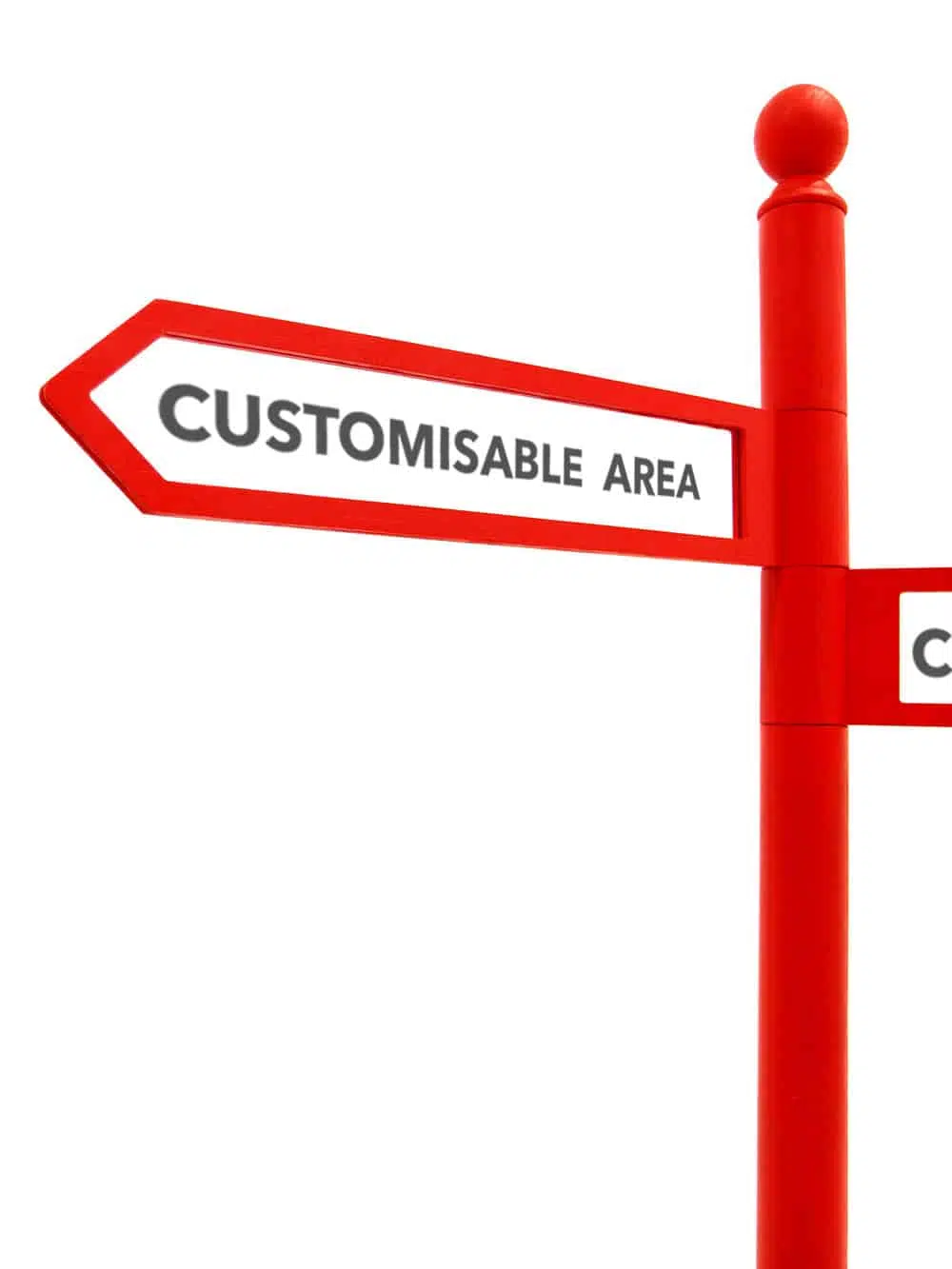 SN5886 Red Multi Directional Sign Post x2 _event_prop_hire_161_High Res