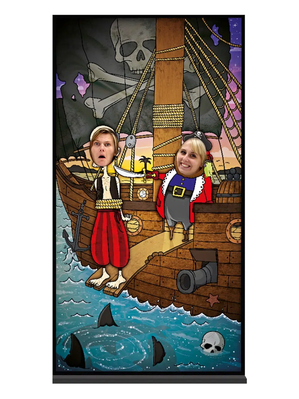 SN5722 Pirate Walking the Plank Peep Thru Board _event_prop_hire_125_Optimised