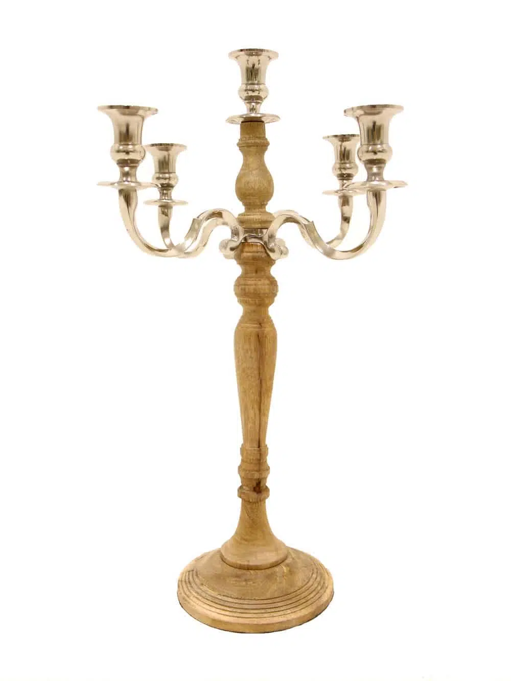 SN5932_Wood & Silver Candelabra_231