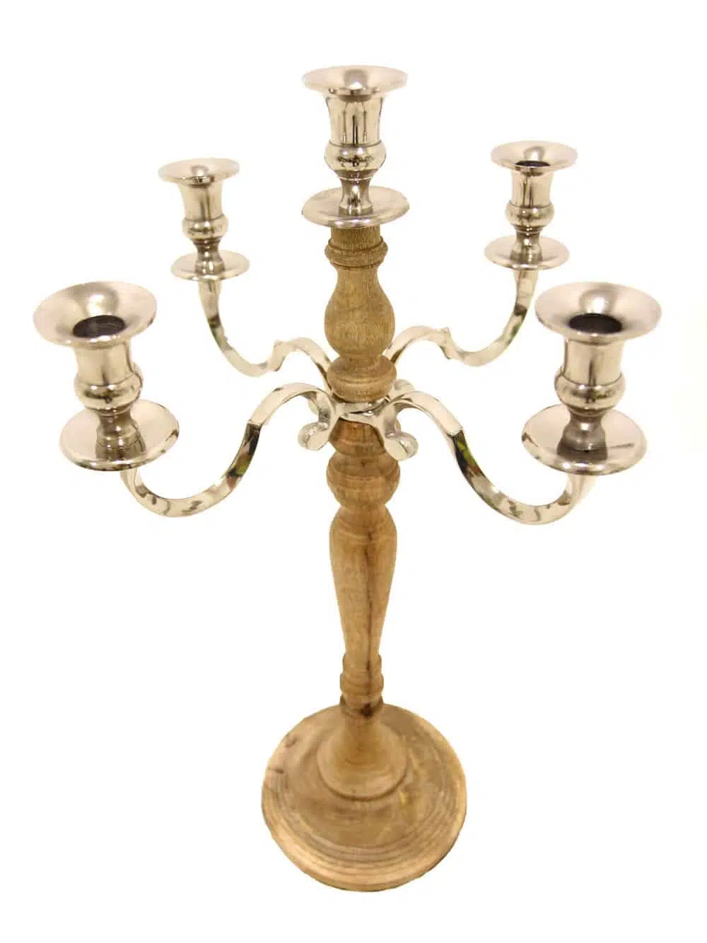 SN5932_Wood & Silver Candelabra_232