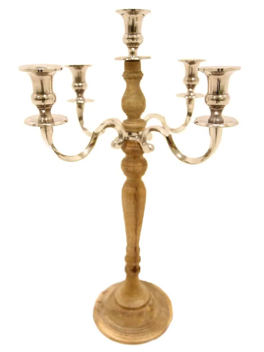 SN5932_Wood & Silver Candelabra_233