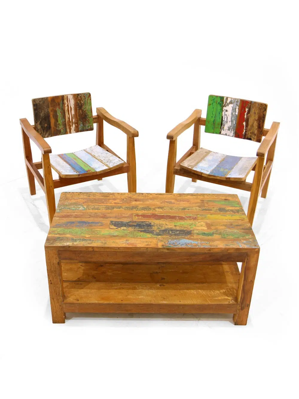 SN6044_SN2030_Reclaimed Wooden Coffee Table #2 ( Reclaimed Coloured Wooden Armchair_067