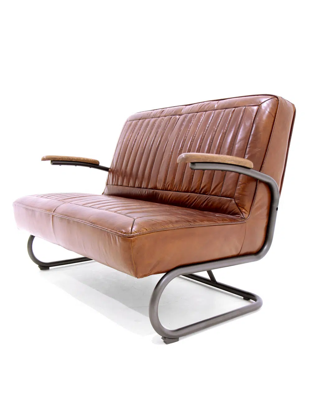 SN6236_Vintage Style Pullman Leather Sofa_047