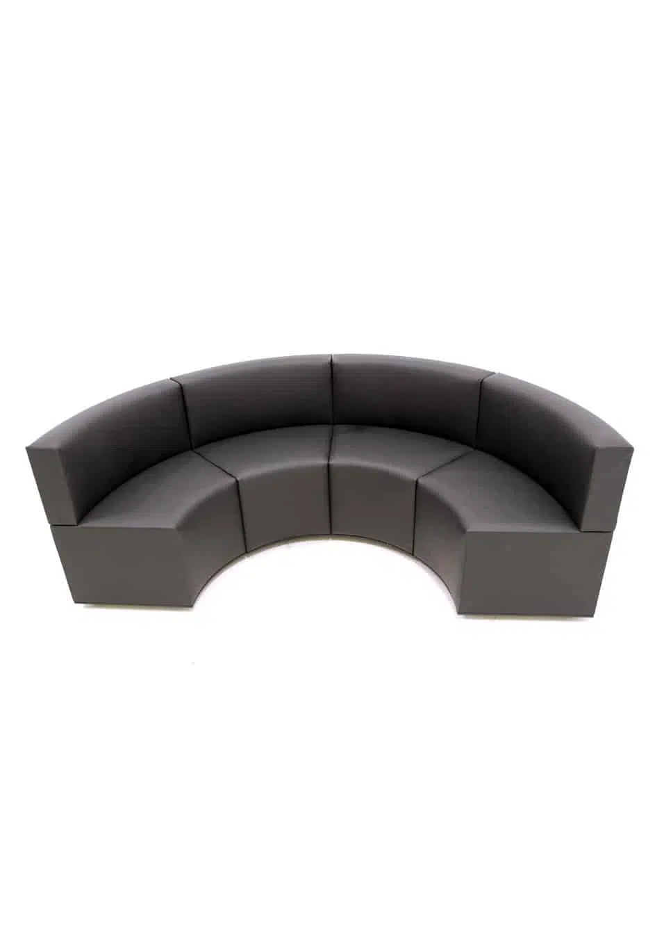 SN5962_Modular Curved Seating Unit - Low Back - Black_131