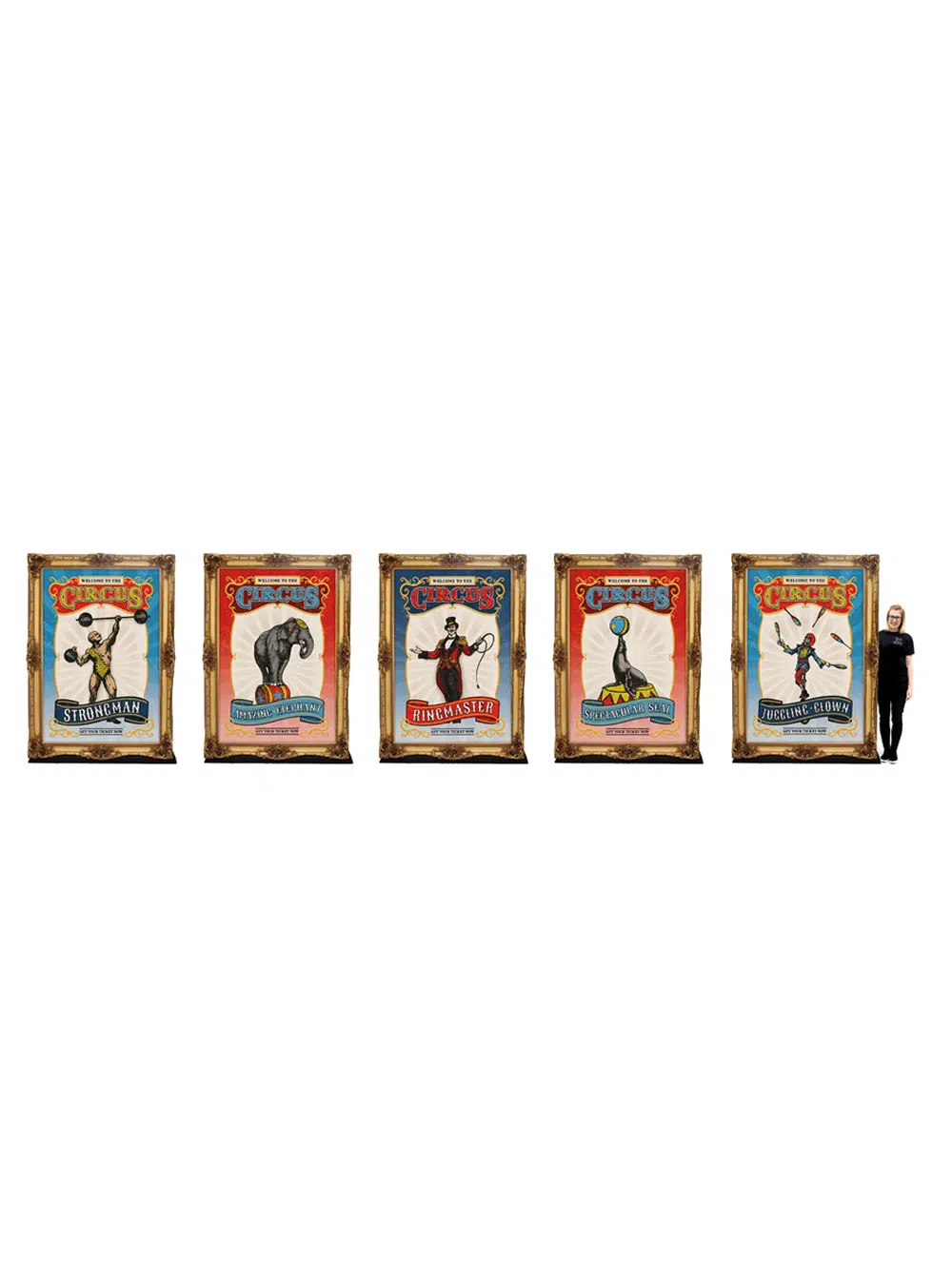 SN6635_SN6636_SN6637_SN6648_SN6649_Giant Framed Sign with Circus Print_186