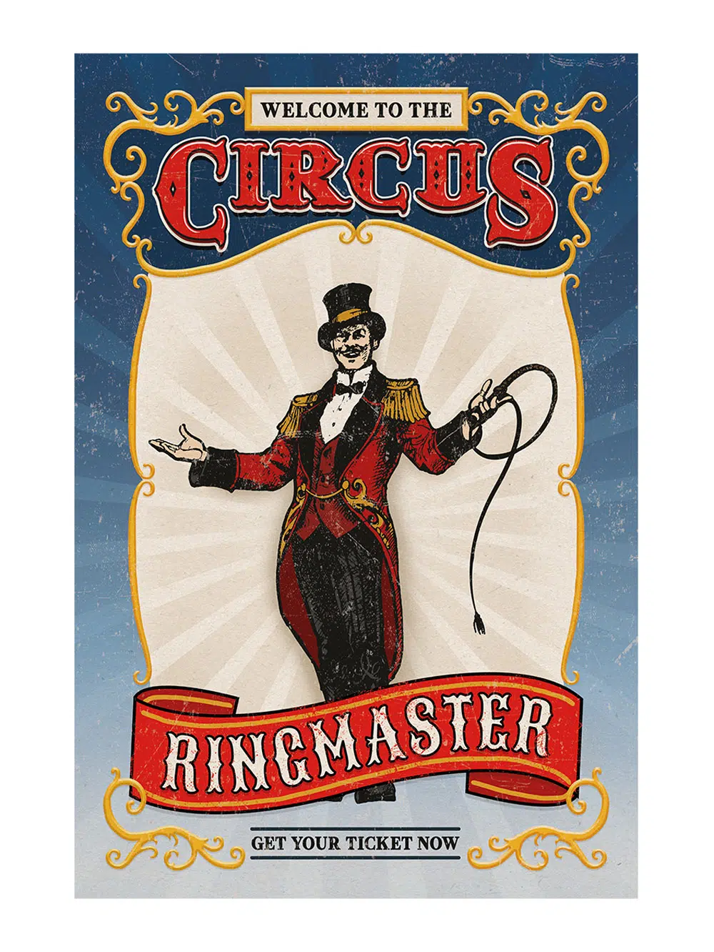 SN6638_Insert for Giant Framed Sign with Ringmaster Circus Print_183