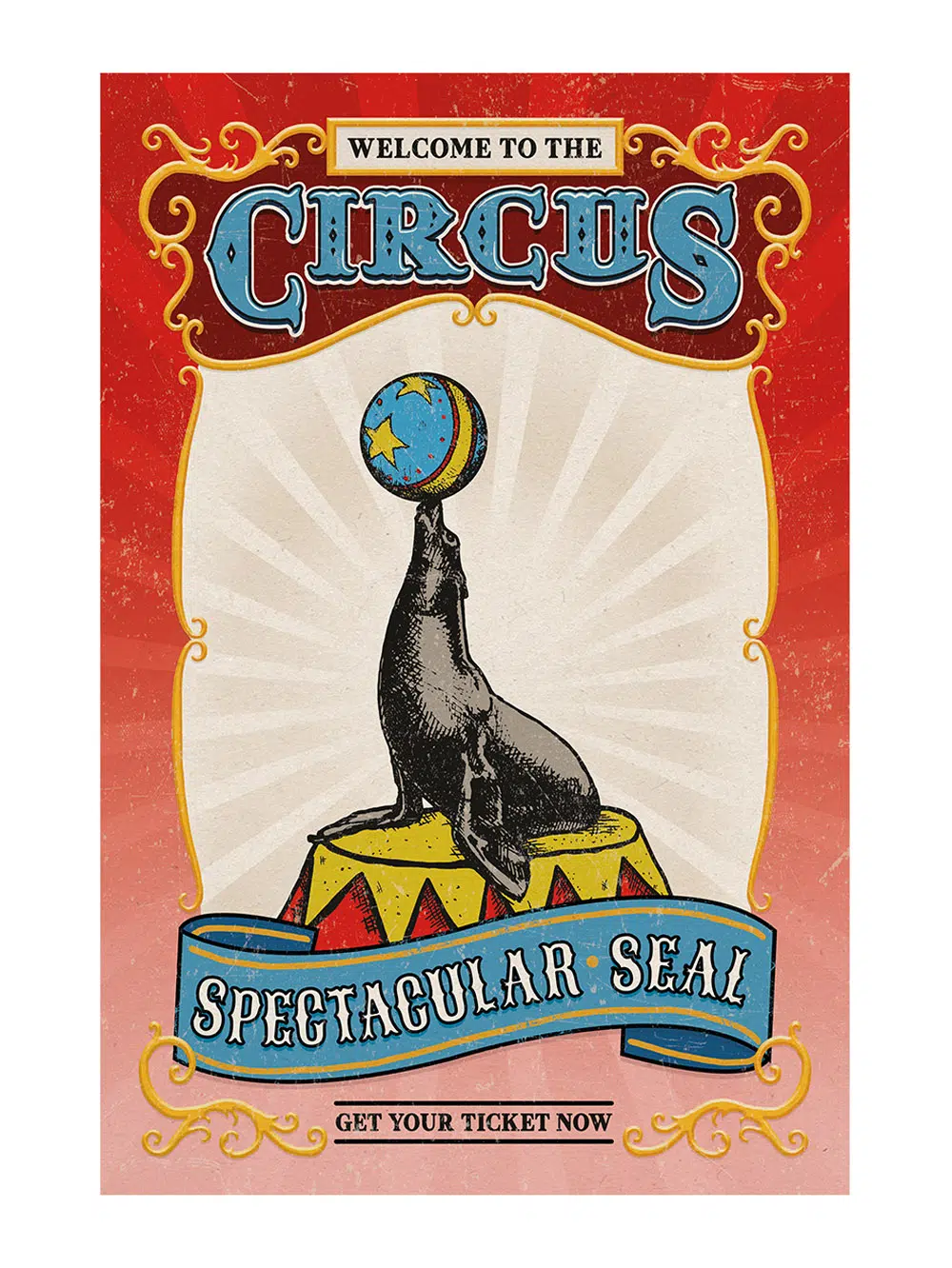 SN6640_Insert for Giant Framed Sign with Seal Circus Print_187