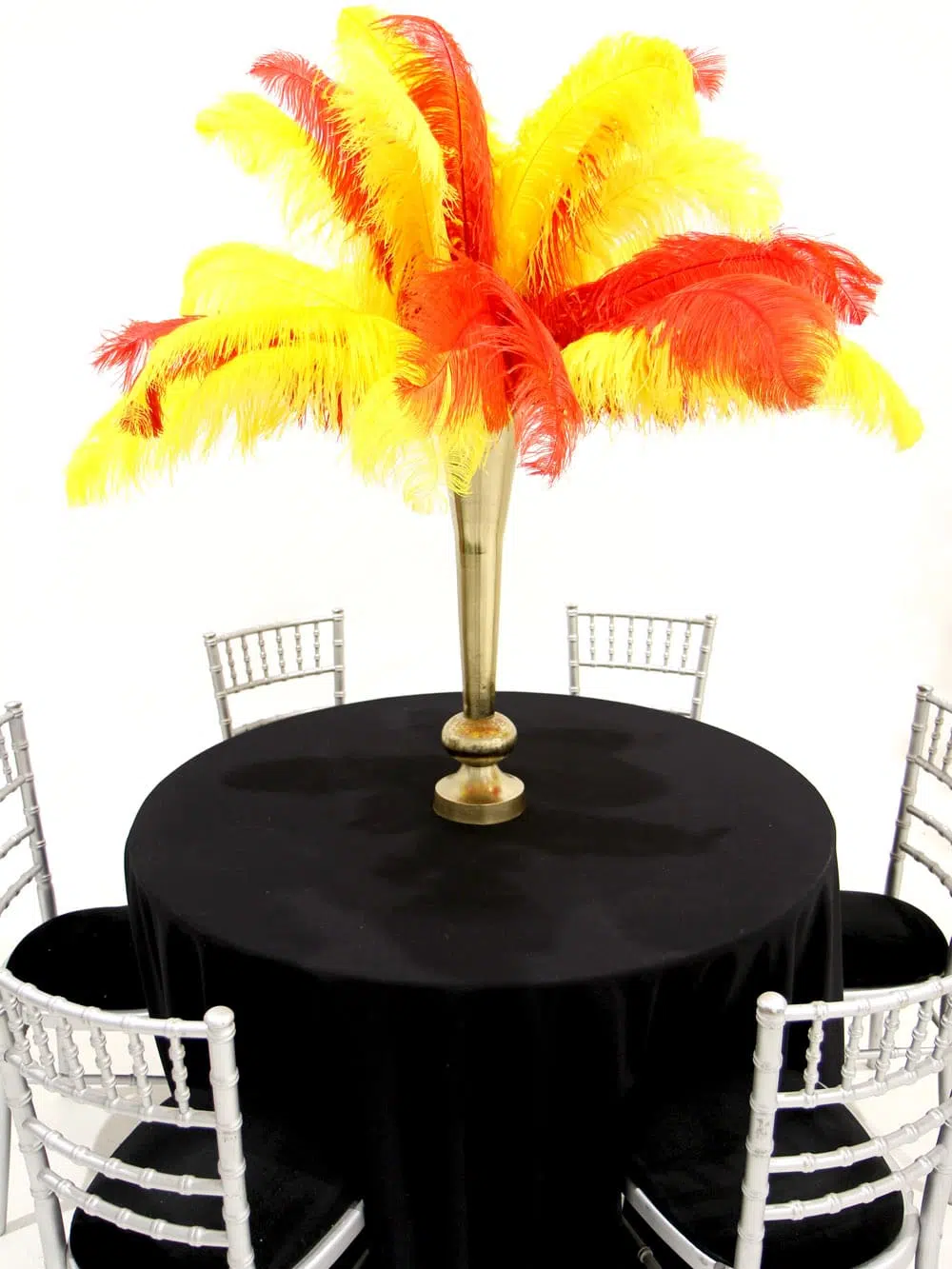 SN6792_Feather Table Centre - Gold Vase_195