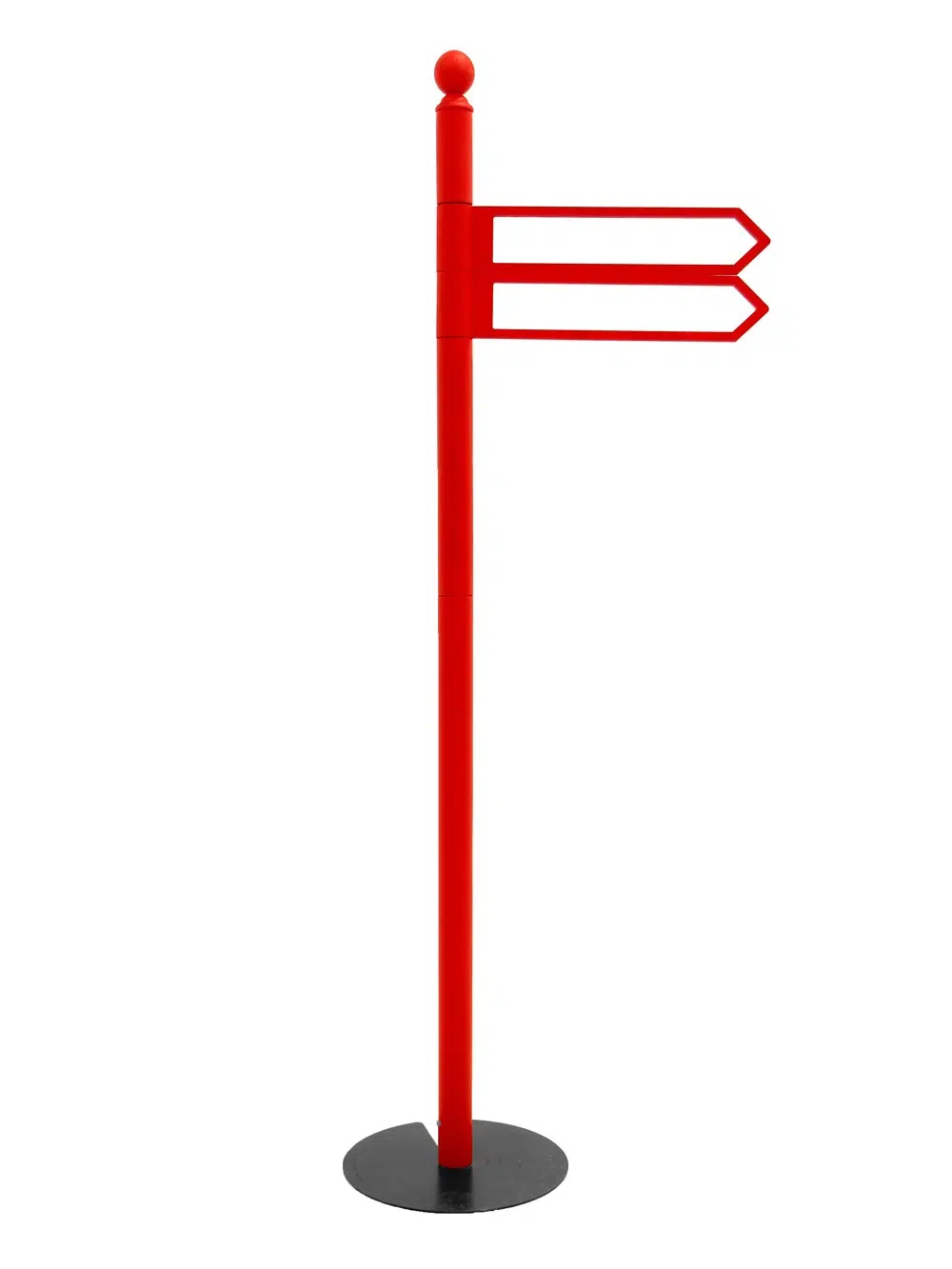 SN5886 Red Multi Directional Sign Post x2 _event_prop_hire_159