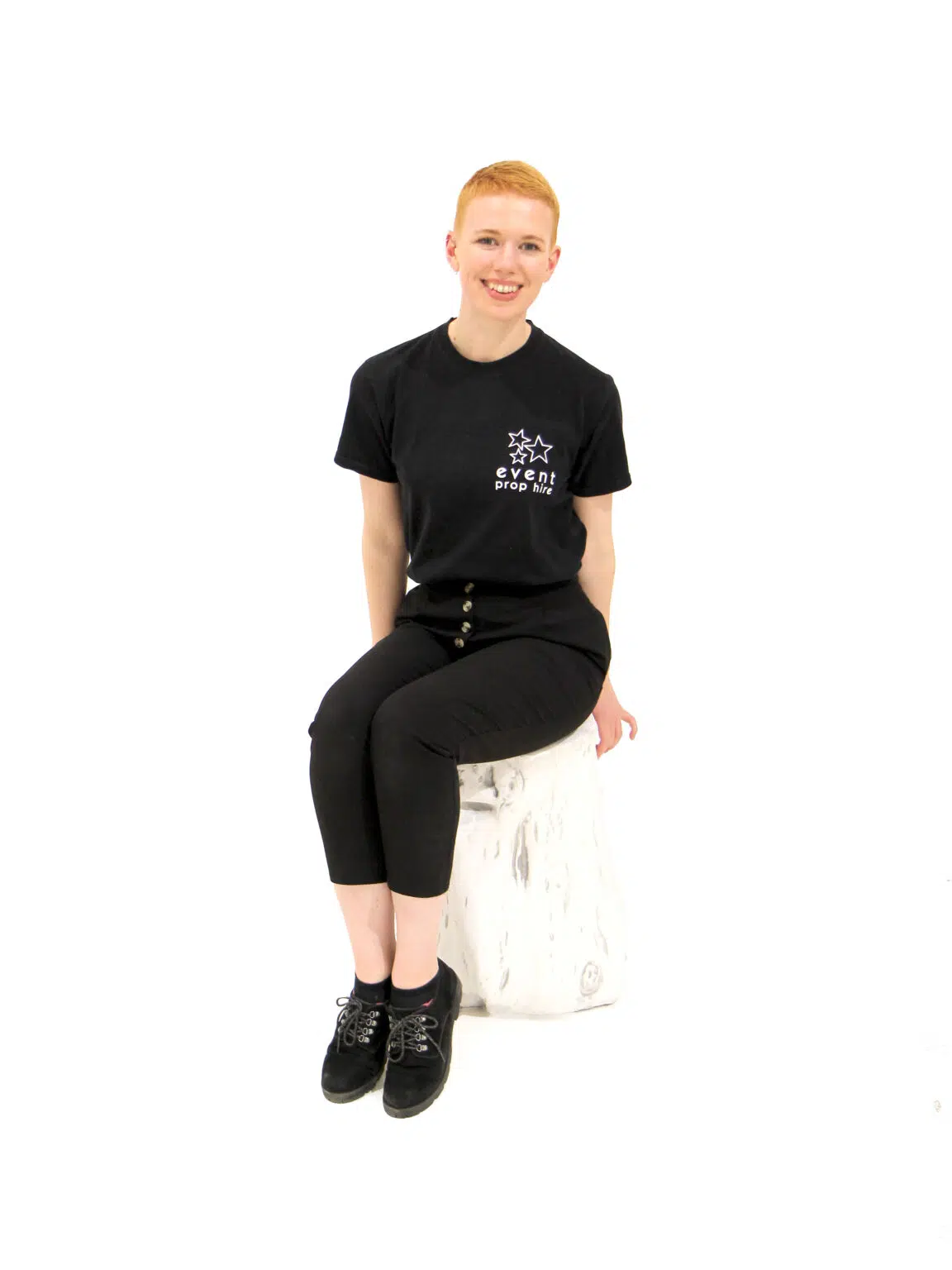 SN7084 Tree Stump Log Stool - White_eph_creative_event_prop_hire_0183 copy