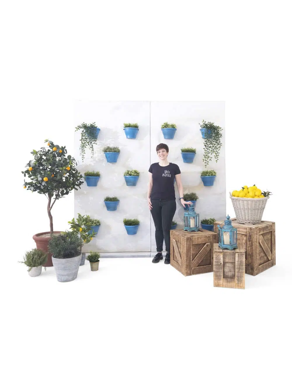 SN8098_Mediterranean Panel Wall with Pots and Additional Kit_event_prop_hire1018_optimised