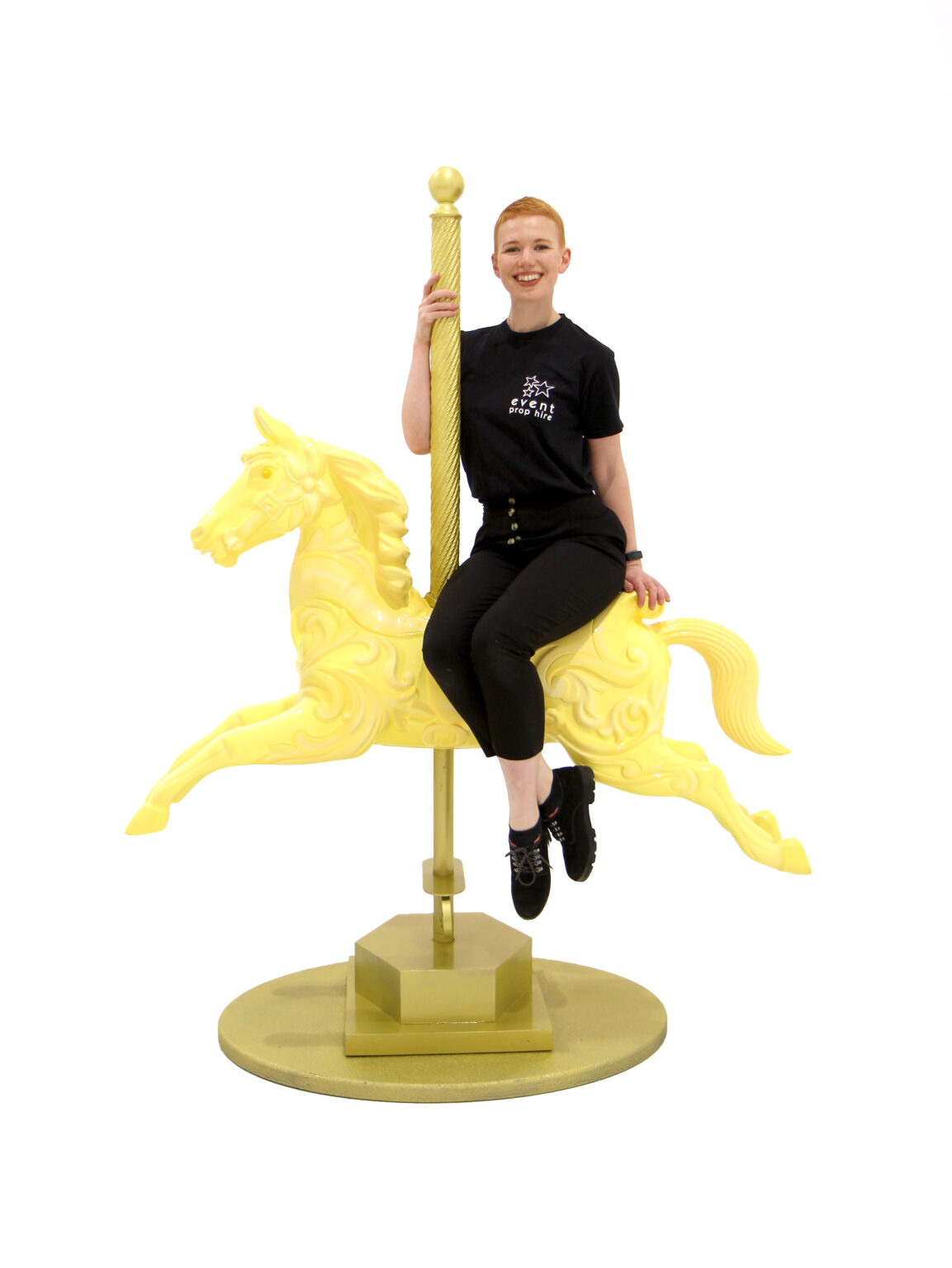 SN8470_Traditional Carousel Horse - Pastel Yellow_eph_creative_event_prop_hire_0064 copy