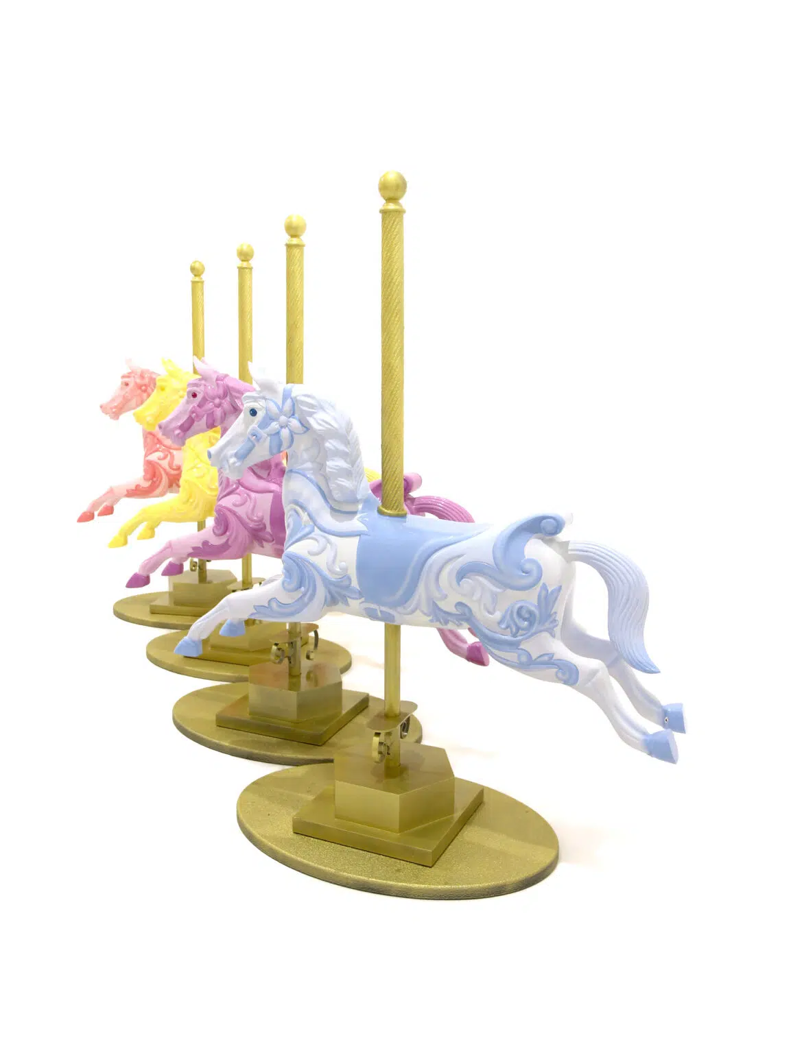 SN8473_SN8470_SN8471_SN8472_Traditional Carousel Horse - Pastel Pink Purple Yellow Blue_eph_creative_event_prop_hire_0115 copy