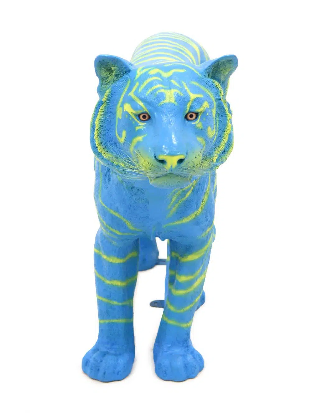SN8641_Funky Tiger Prop - Standing Blue_Green_event_prop_hire_EPH_Creative_064_optimised