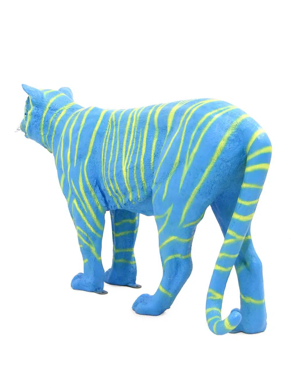 SN8641_Funky Tiger Prop - Standing Blue_Green_event_prop_hire_EPH_Creative_068_optimised