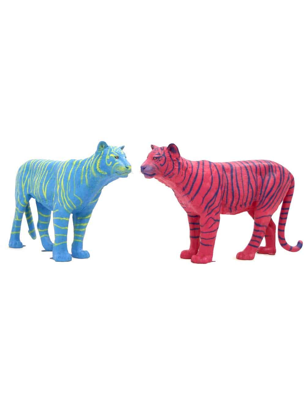 SN8844 SN8641_Funky Tiger Prop - Standing Pink_Blue and Blue_Green_event_prop_hire_EPH_Creative_060_optimised