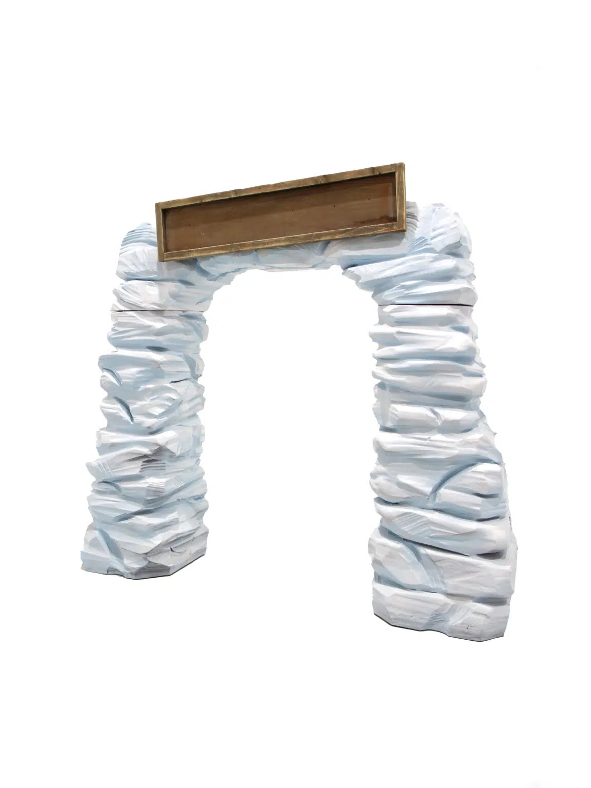 SN7029 _Ice Rock Entranceway - Full_ Double Sided with SINGLE Customisable Sign (Artwork provided)_event_prop_hire1011 copy