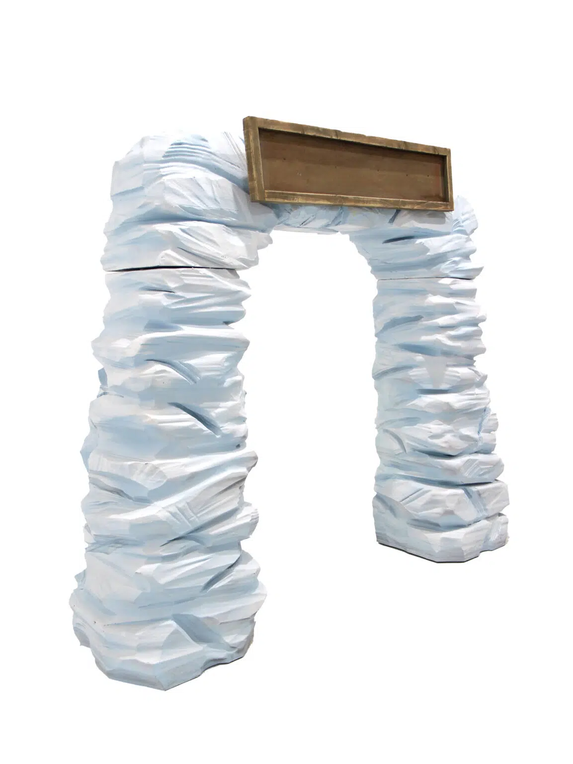SN7029 _Ice Rock Entranceway - Full_ Double Sided with SINGLE Customisable Sign (Artwork provided)_event_prop_hire1012 copy
