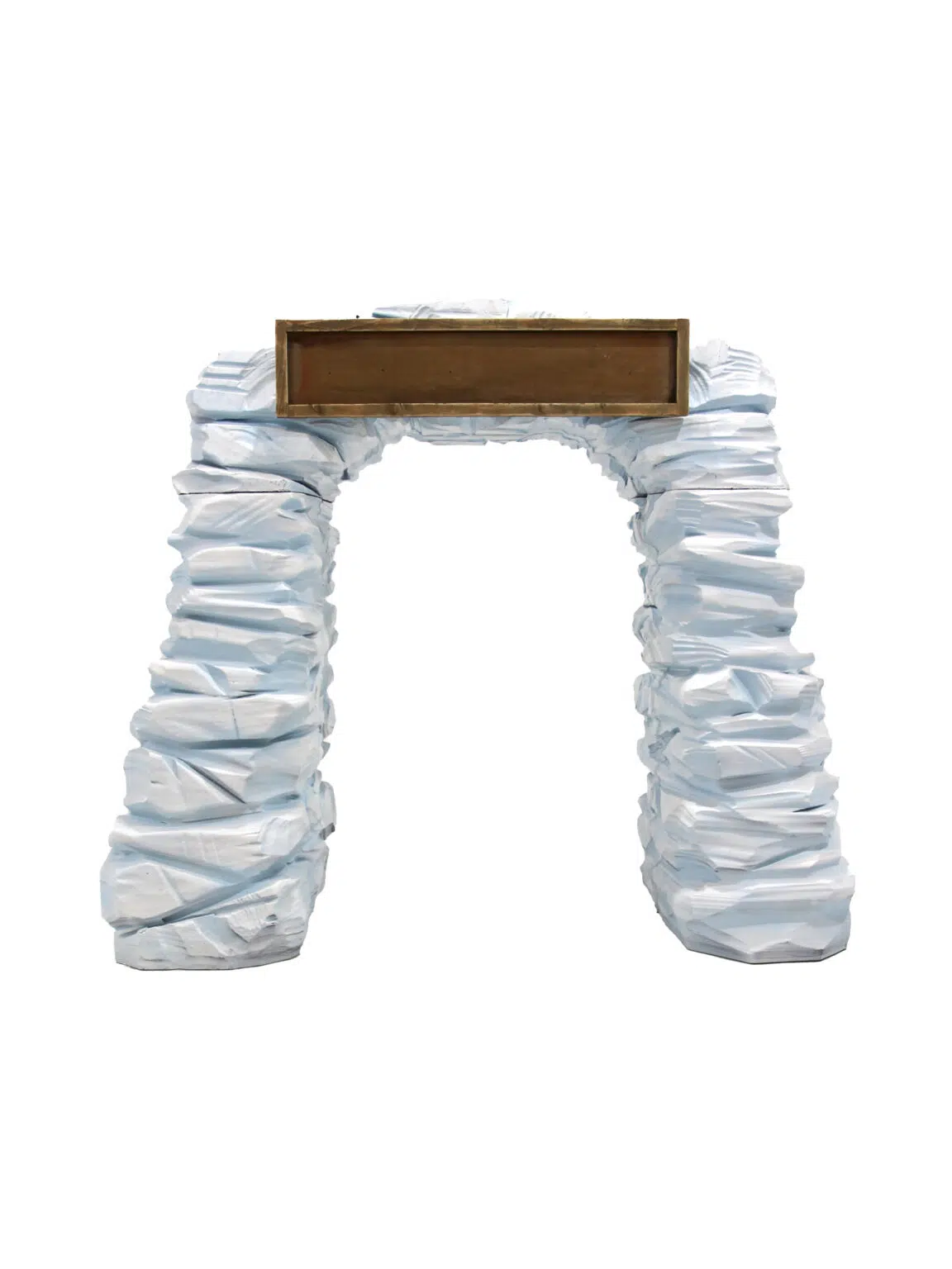 SN7029 _Ice Rock Entranceway - Full_ Double Sided with SINGLE Customisable Sign (Artwork provided)_event_prop_hire1014 copy
