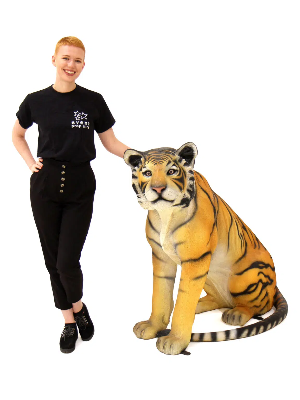 SN8572_Life-size Sitting Tiger Prop_eph_creative_event_prop_hire_0383 copy