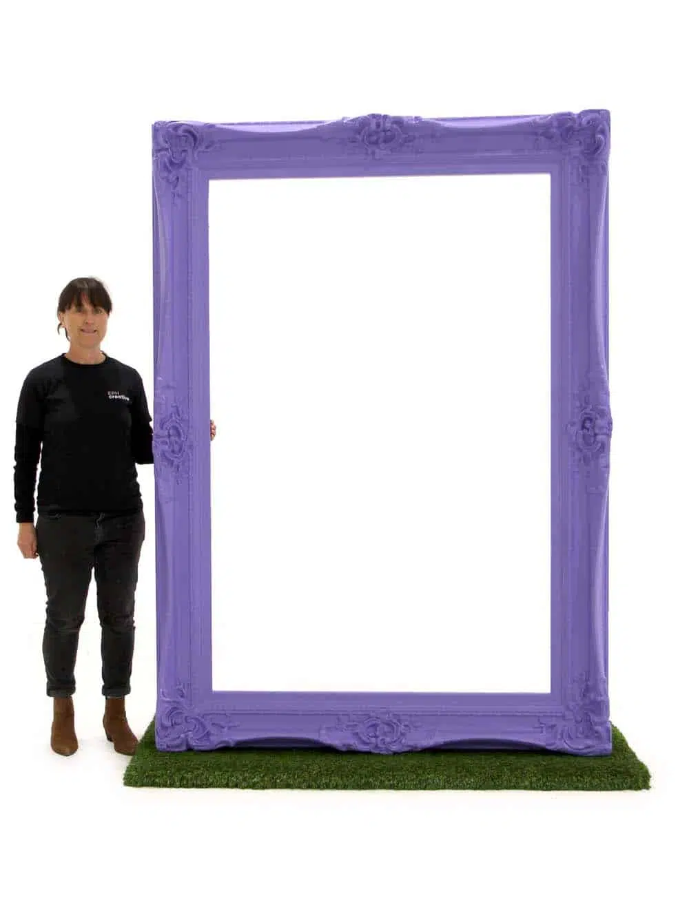 SN8968 SN8964_Giant Purple Frame with Grass Base_event_prop_hire_EPH_Creative_ (4)_optimised