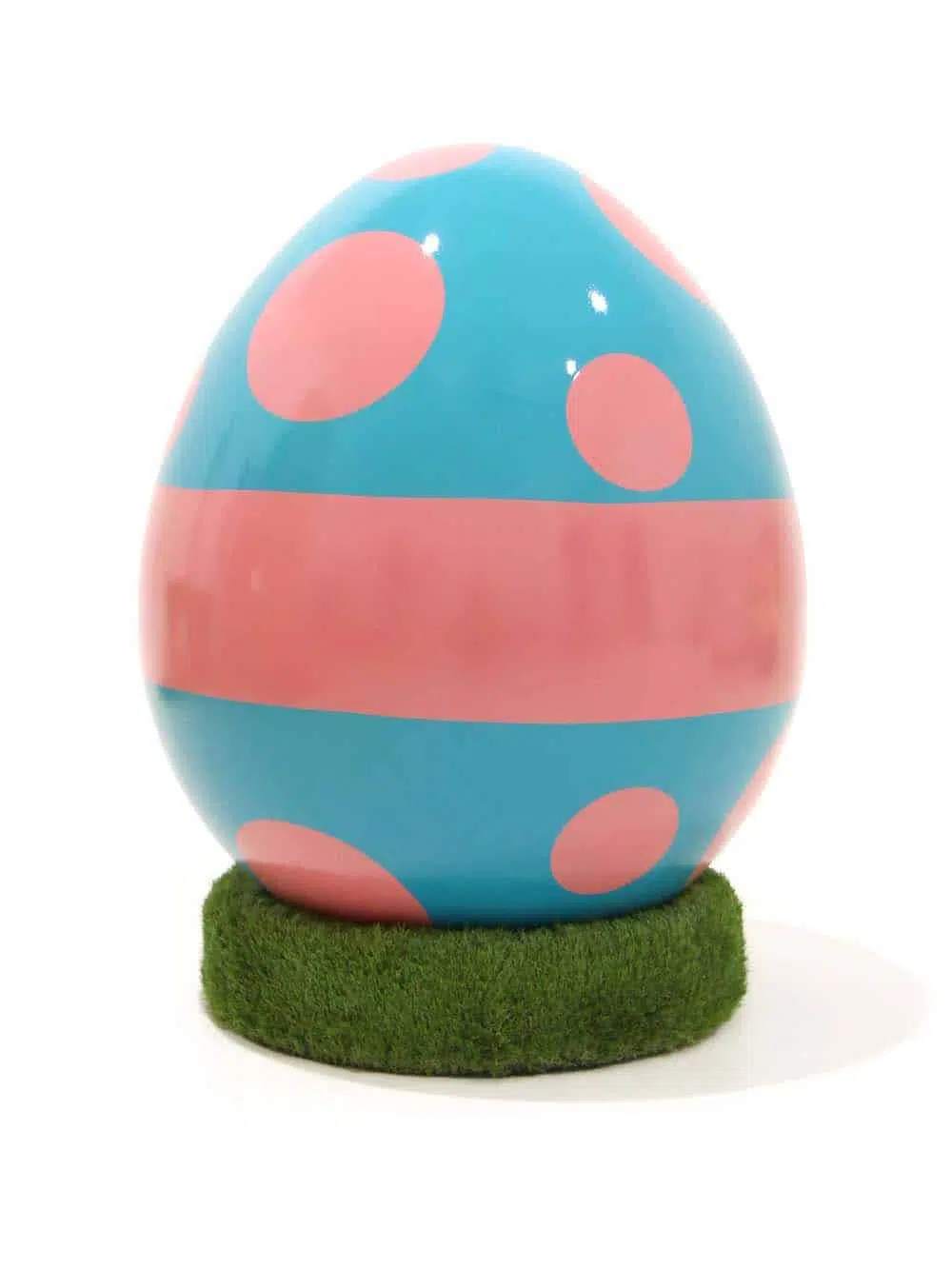 SN9389 SN9386_Giant Egg - Green with Pink Spots and Stripe and Grass Circular Base for Giant Egg_event_prop_hire_EPH_Creative_019_optimised