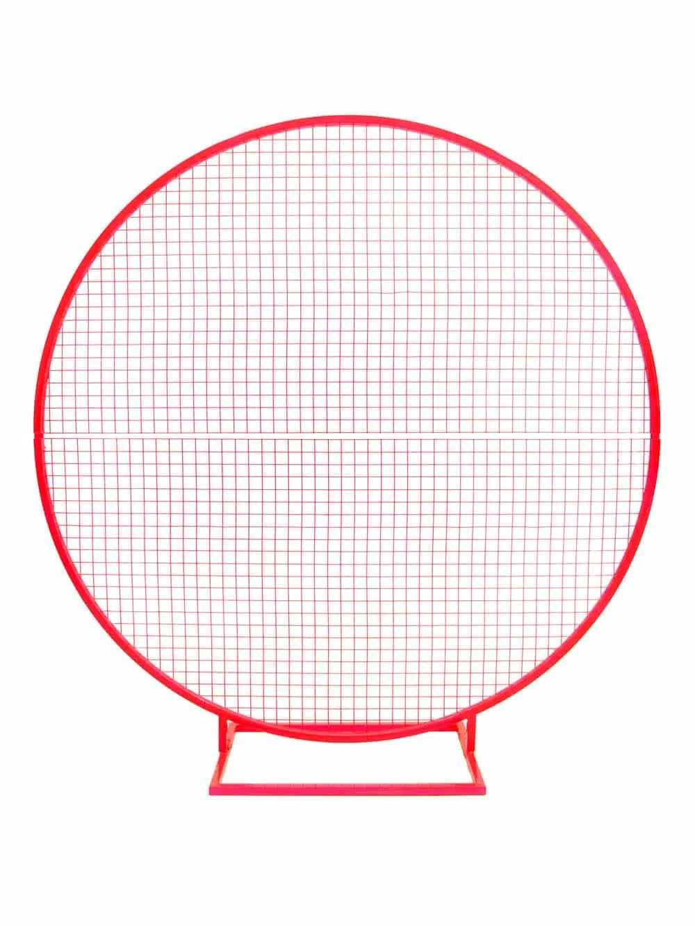SN9065_Neon Pink Circular Mesh Frame 2m_event_prop_hire_EPH_Creative_049_optimised