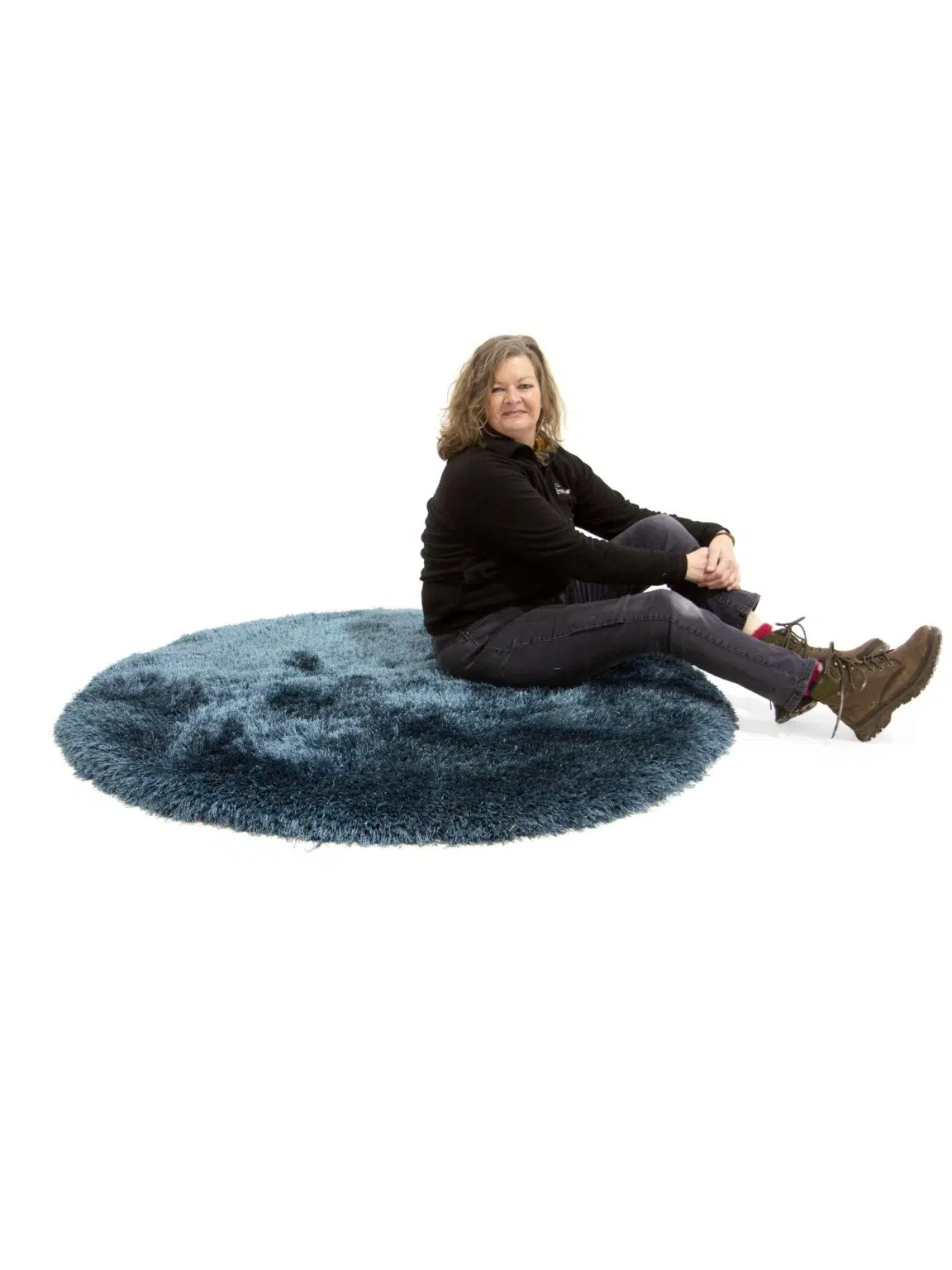 SN9752 _Indoor Tufted Circle Rug - Steel Blue 150 X 150CM__07933_optimised