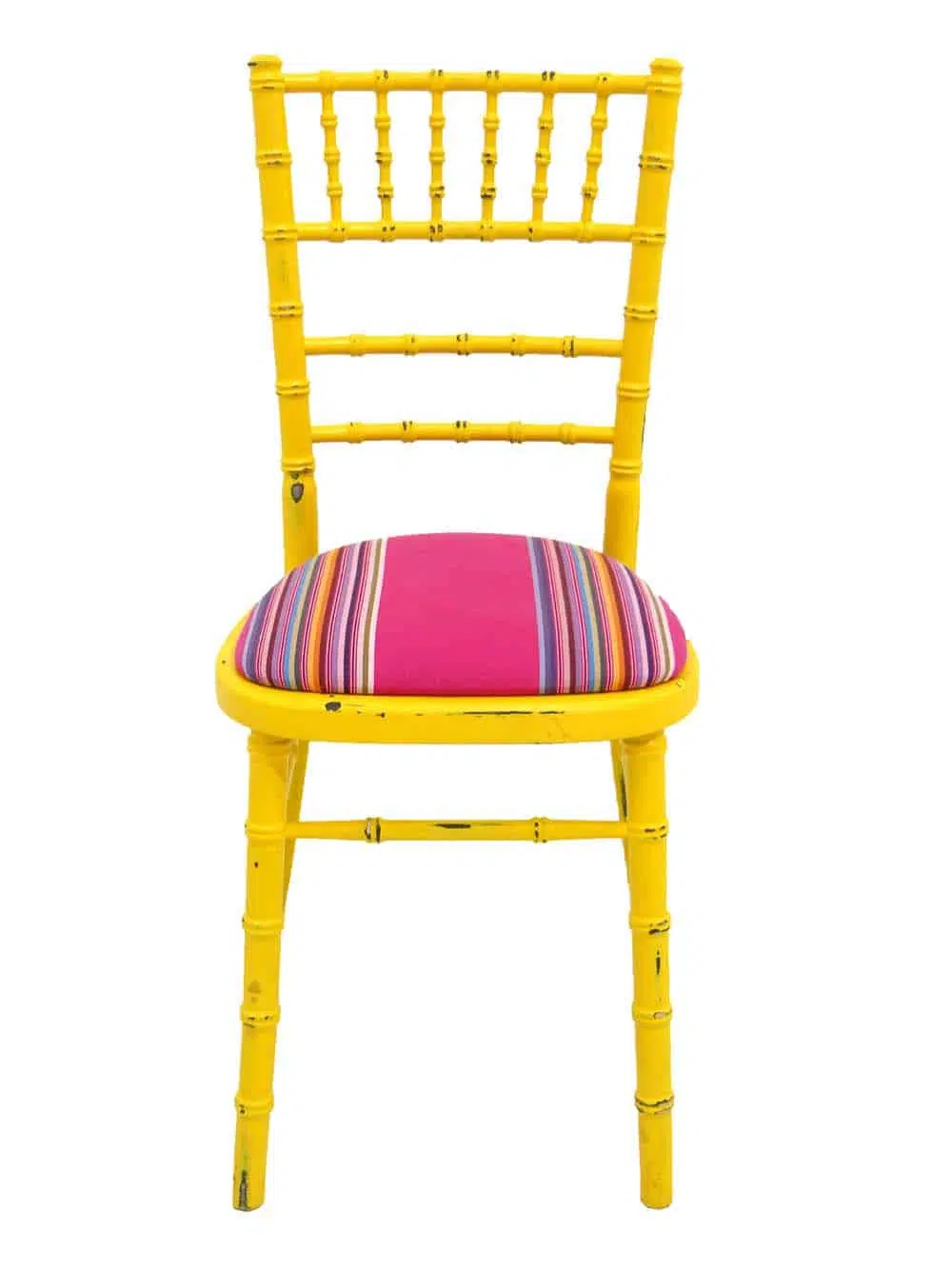 SN9772_Chiavari Chair - Distressed Bright Yellow + Pink Seat Pad_event_prop_hire_EPH_Creative_9_optimised