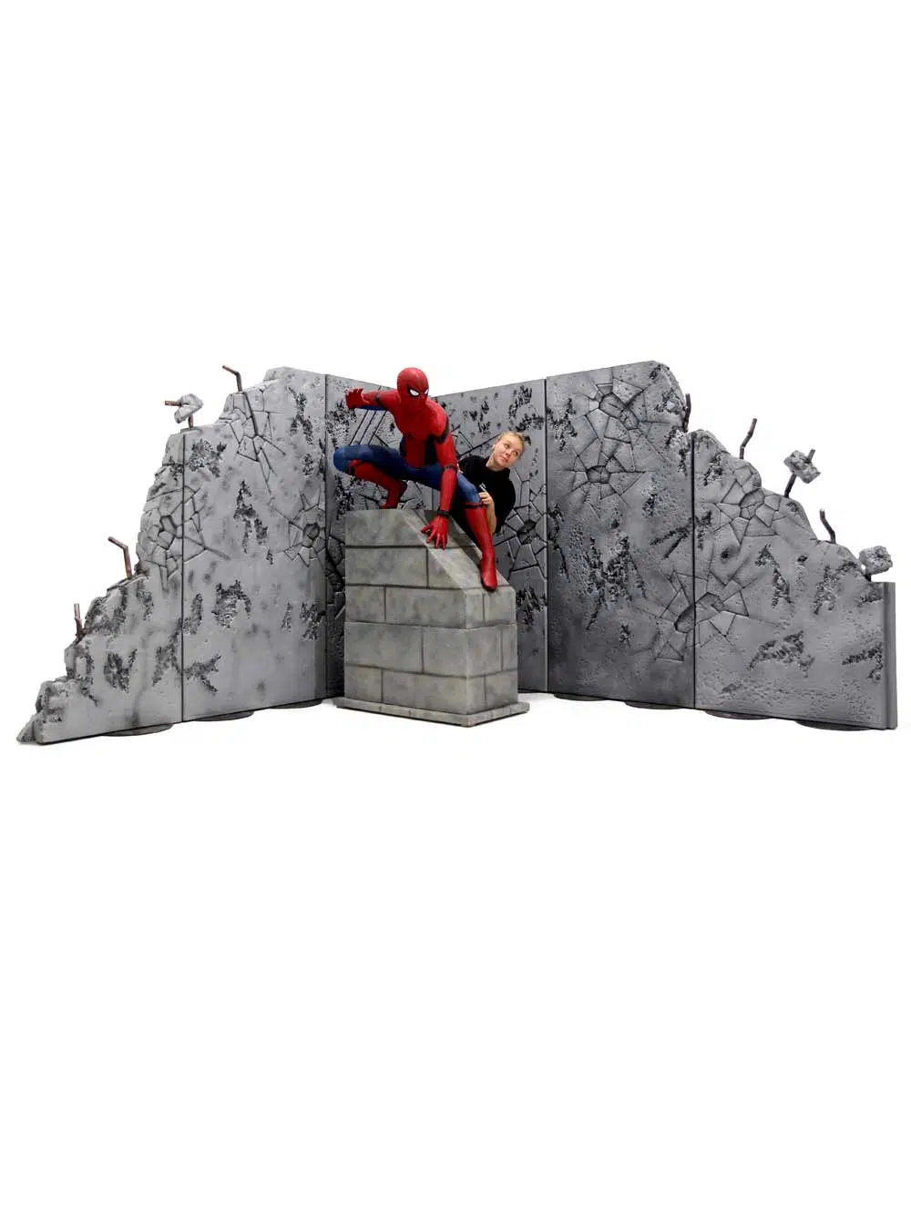 SN10346_Spiderman Concrete Wall Montage_event_prop_hire_EPH_Creative_0