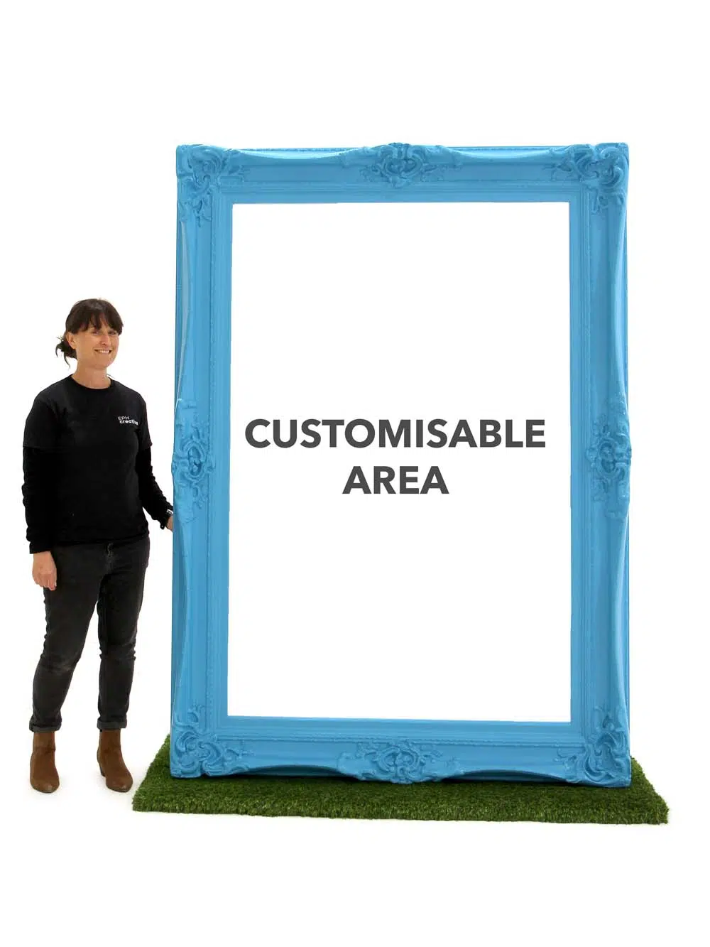 SN10409_Customised Giant Blue Frame_event_prop_hire_EPH_Creative_7_optimised