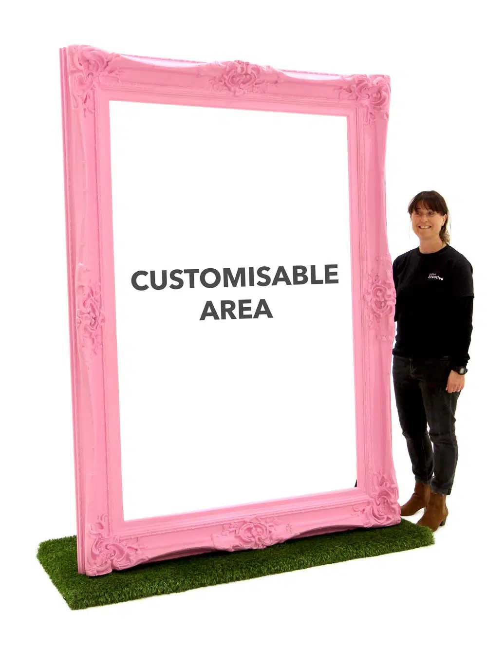 SN10412 _Customised Giant Light Pink Frame_event_prop_hire_EPH_Creative_1_optimised