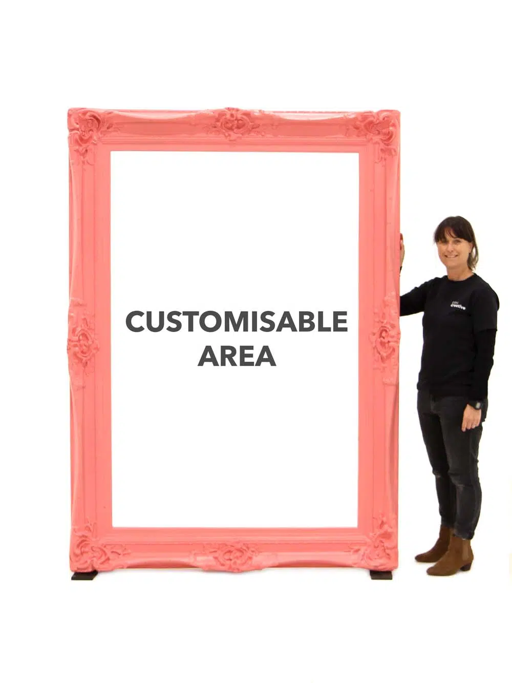 SN10414_Customised Giant Pink Frame_event_prop_hire_EPH_Creative_3_optimised