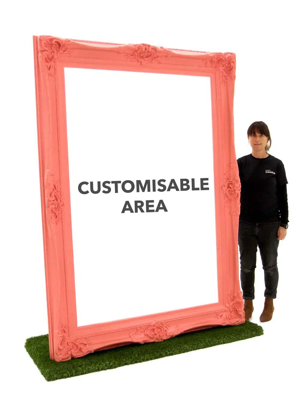 SN10414_Customised Giant Pink Frame_event_prop_hire_EPH_Creative_5_optimised