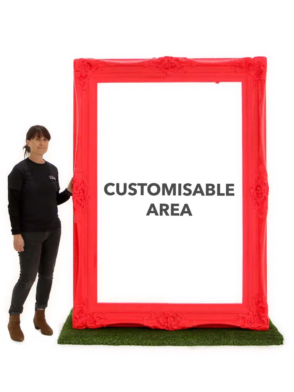 SN10415_Customised Giant Neon Pink Frame_event_prop_hire_EPH_Creative_9_optimised