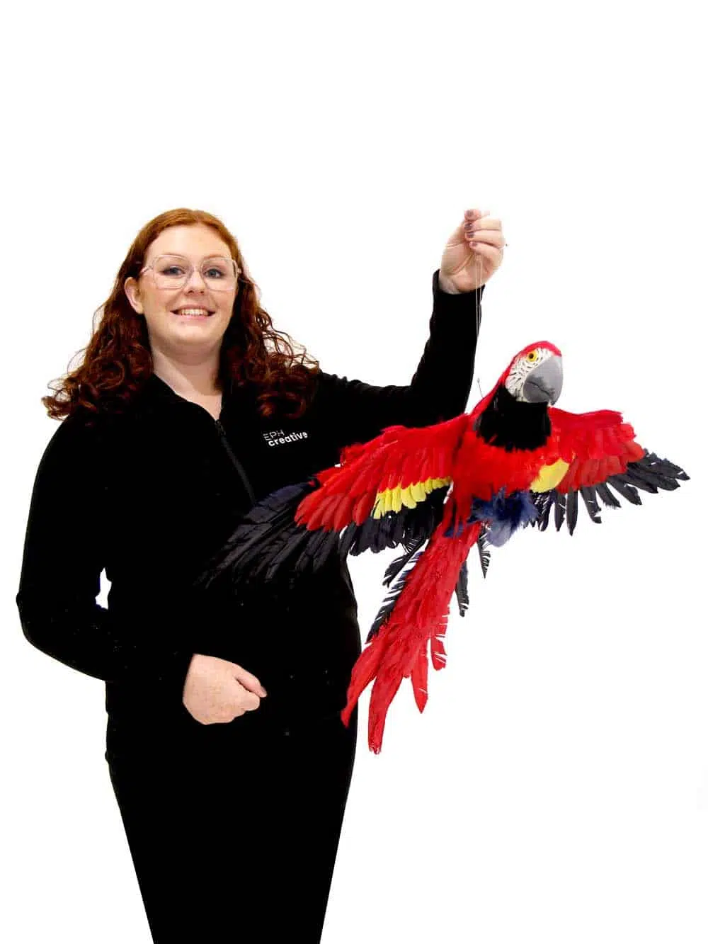 SN9401 _Extra Large Red Parrot in Flight (95cm)_event_prop_hire_EPH_Creative_6_optimised