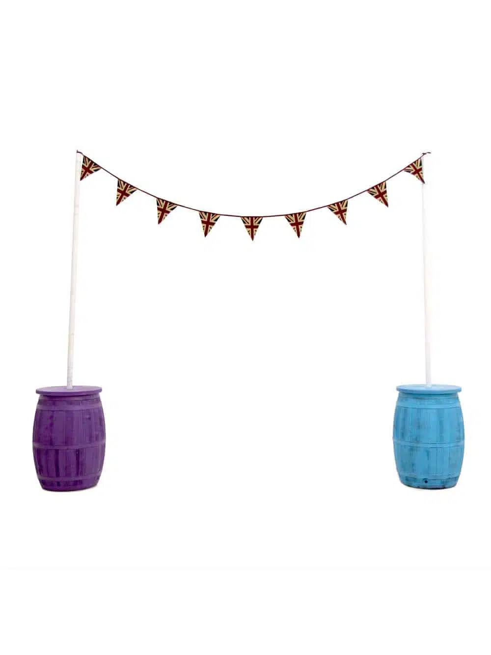 SN9661_SN9659_Coloured Rustic Barrel Bunting Festoon Unit 3m (Purple + Blue)_event_prop_hire_EPH_Creative_1_optimised