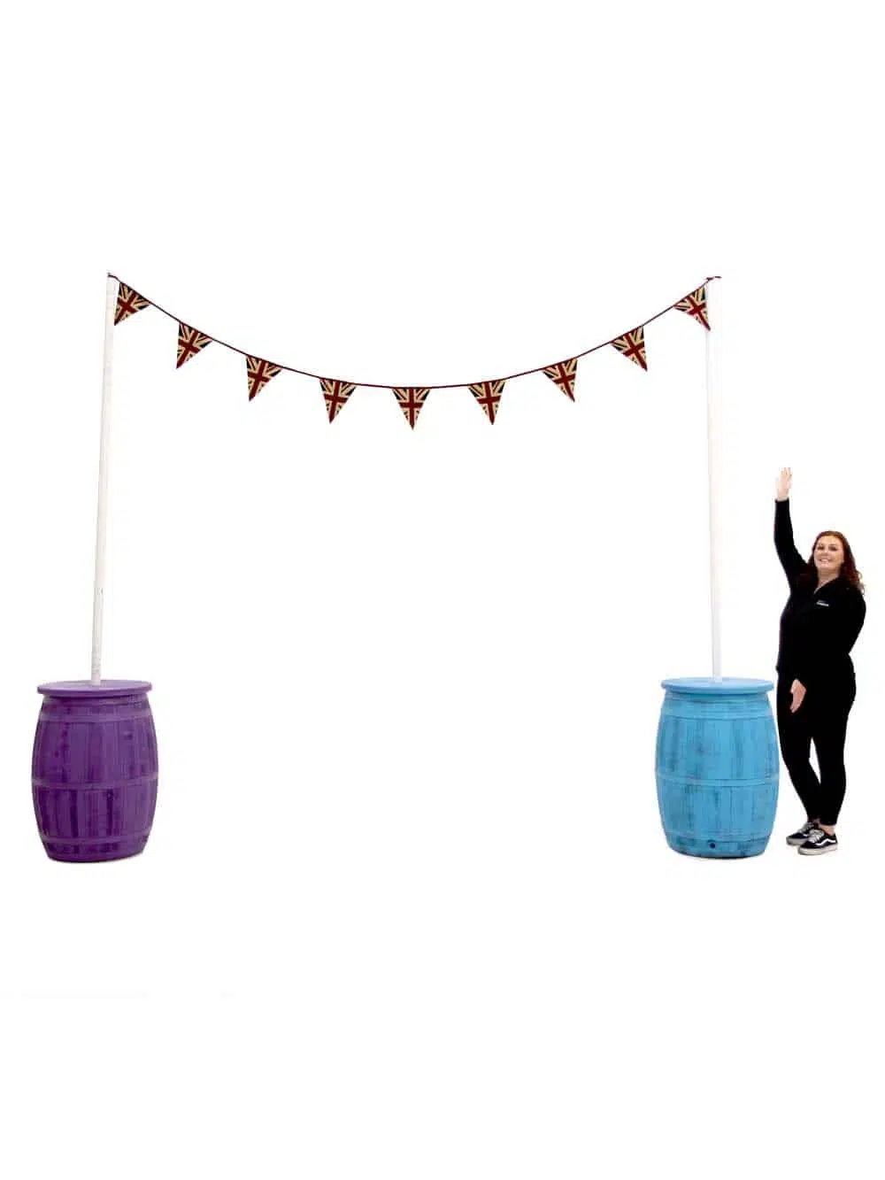 SN9661_SN9659_Coloured Rustic Barrel Bunting Festoon Unit 3m (Purple + Blue)_event_prop_hire_EPH_Creative_8_optimised