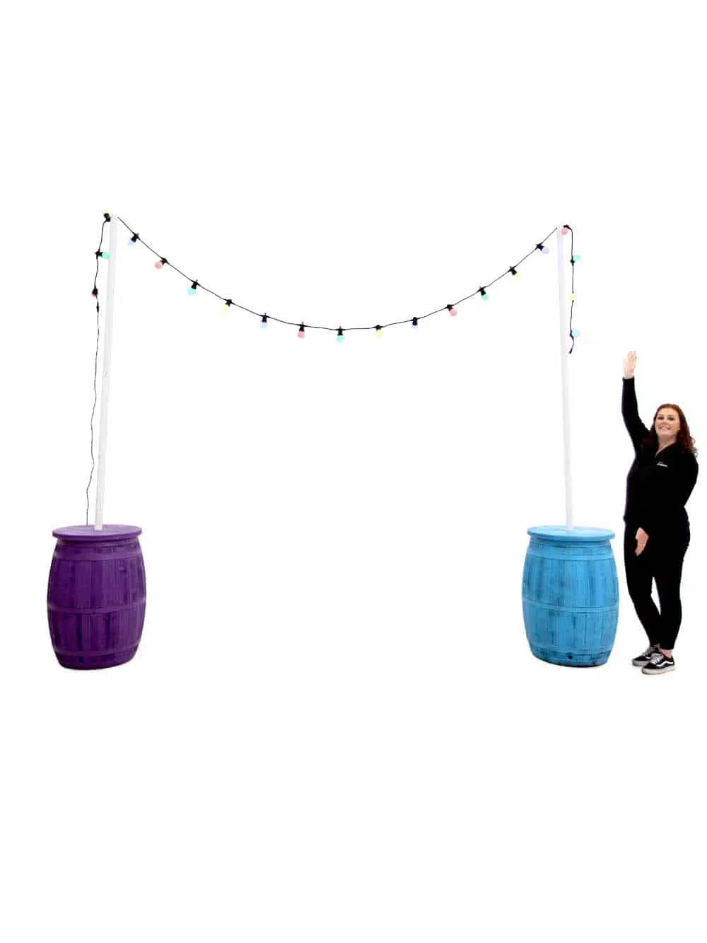 SN9661_SN9659_Coloured Rustic Barrel Bunting Festoon Unit 3m (Turquoise Blue_Purple)_event_prop_hire_EPH_Creative_4_optimised