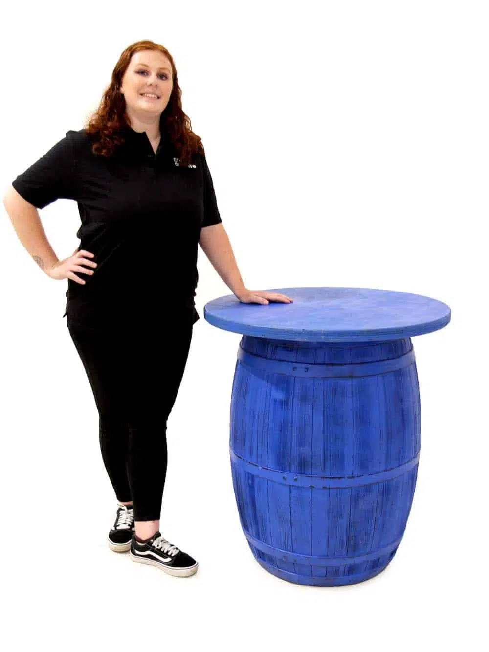 SN9690_Coloured Rustic Barrel Poseur Table (Blue)_event_prop_hire_EPH_Creative_2_optimised