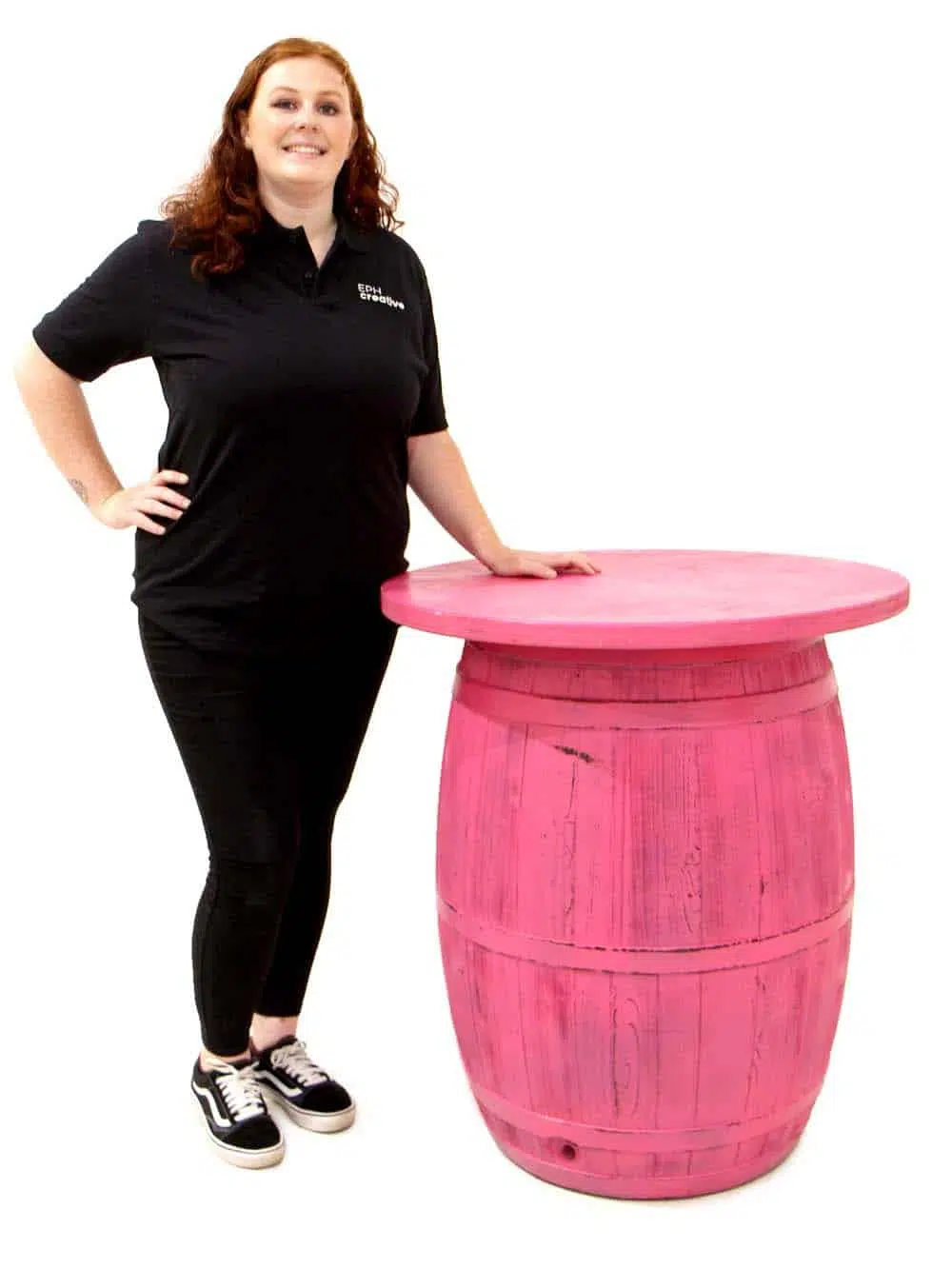 SN9692_Coloured Rustic Barrel Poseur Table (Pink)_event_prop_hire_EPH_Creative_0_optimised